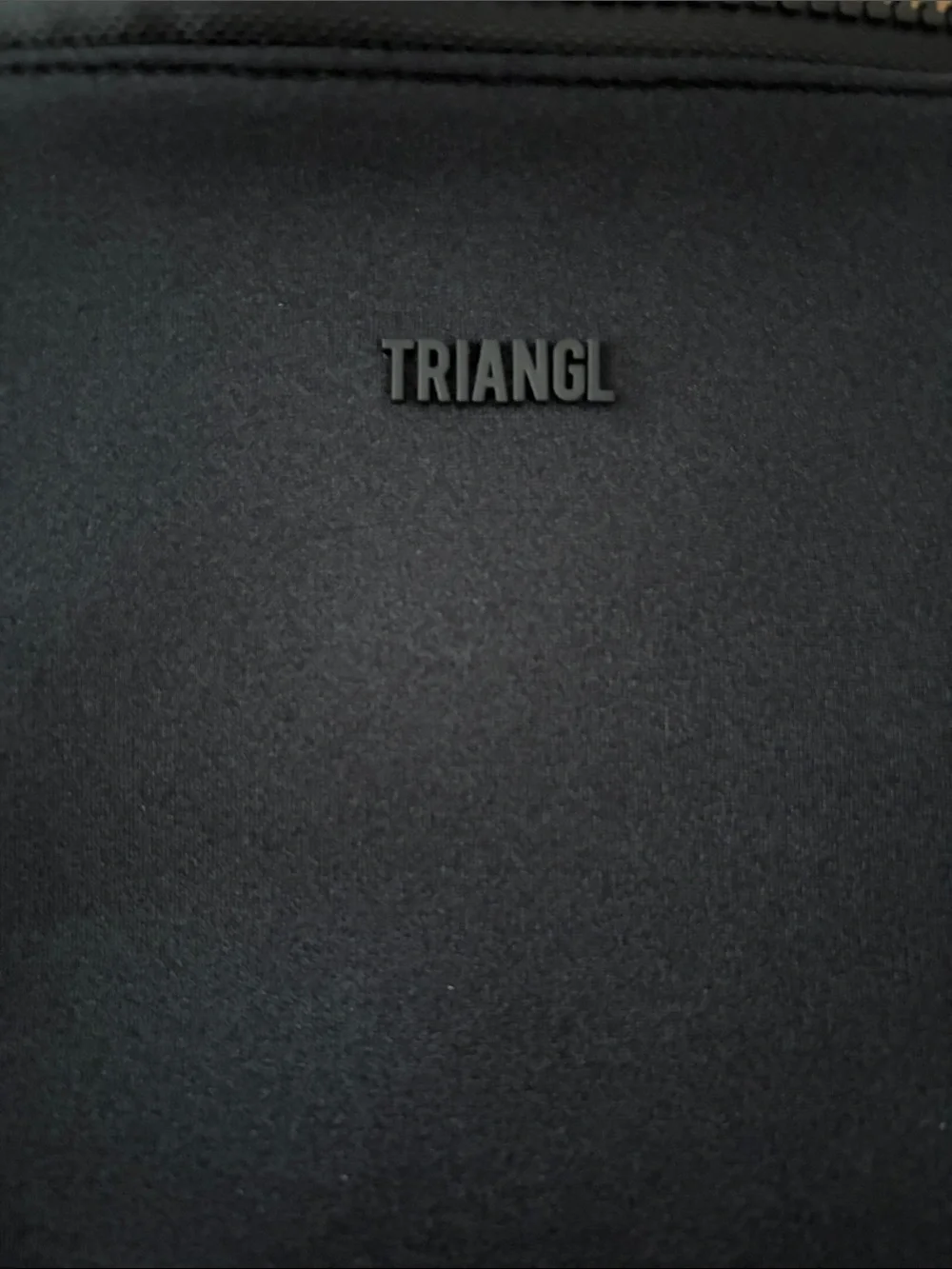 New Triangl Minimal  - SILVER SPARKLE CROP BIKINI SET
